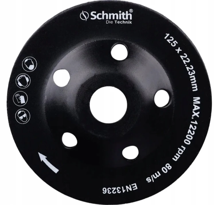 TARCZA DIAMENTOWA 125 DO SZLIFOWANIA BETONU KAMIENIA MARMURU TURBO SCHMITH