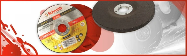 TARCZA TARCZE DO SZLIFOWANIA METALU 125x6,8 ZESTAW 10szt SCHMITH