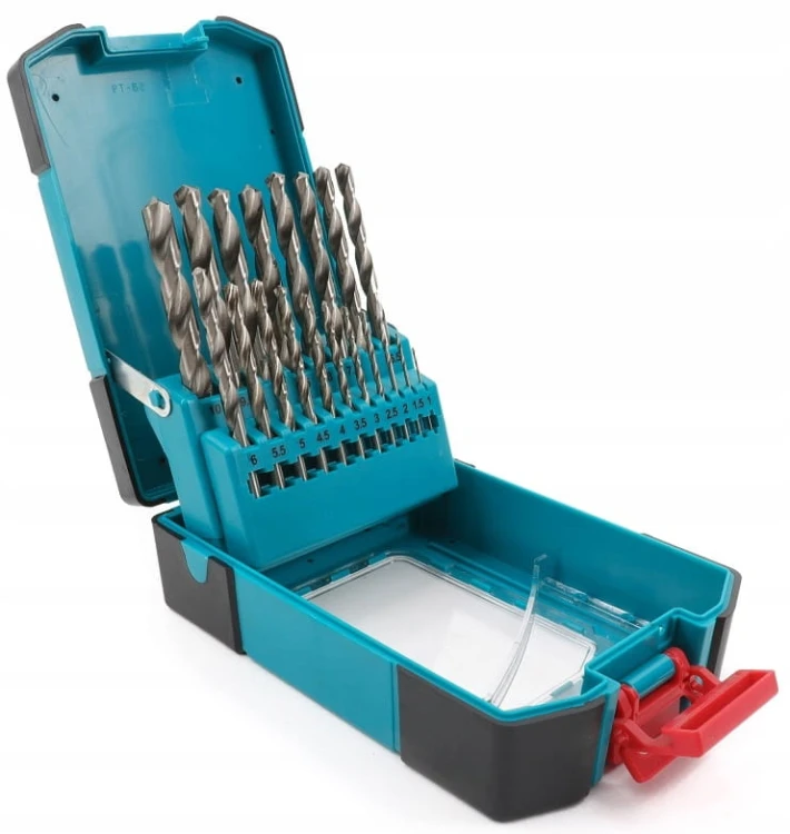 WIERTŁO DO METALU HSS STALI TWORZYW 19szt WIERTŁA 1-10mm ZESTAW SCHMITH