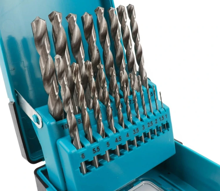 WIERTŁO DO METALU HSS STALI TWORZYW 19szt WIERTŁA 1-10mm ZESTAW SCHMITH
