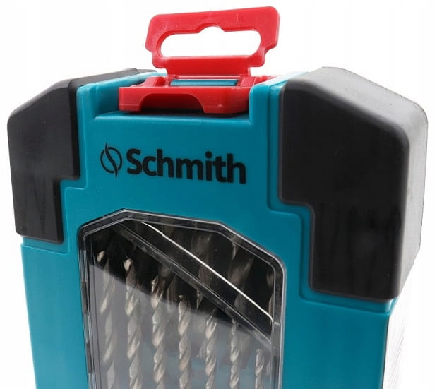 WIERTŁO DO METALU HSS STALI TWORZYW 19szt WIERTŁA 1-10mm ZESTAW SCHMITH