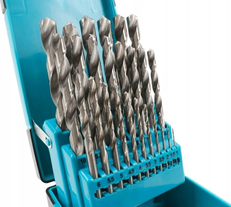 WIERTŁO DO METALU HSS STALI TWORZYW 25szt WIERTŁO 1-13mm ZESTAW SCHMITH