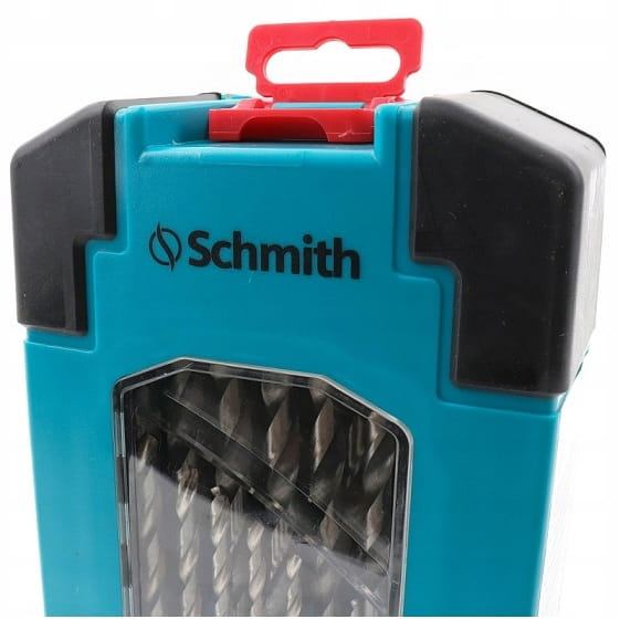 WIERTŁO DO METALU HSS STALI TWORZYW 25szt WIERTŁO 1-13mm ZESTAW SCHMITH