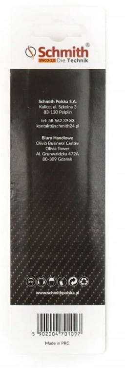 SCHMITH WIERTŁO DO METALU KOBALTOWE 2mm 2szt. ZESTAW DO STALI ŻELIWA METALU