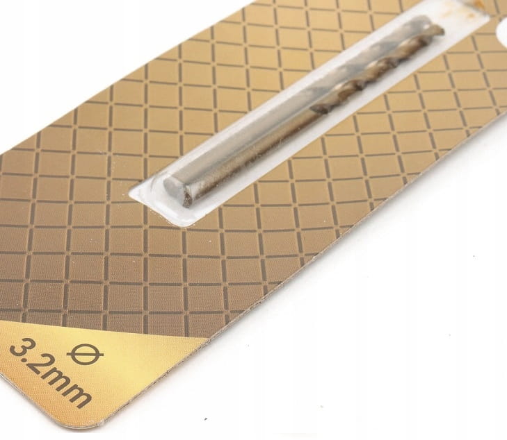 WIERTŁO DO METALU KOBALTOWE 3,2mm 2szt ZESTAW DO STALI ŻELIWA SCHMITH