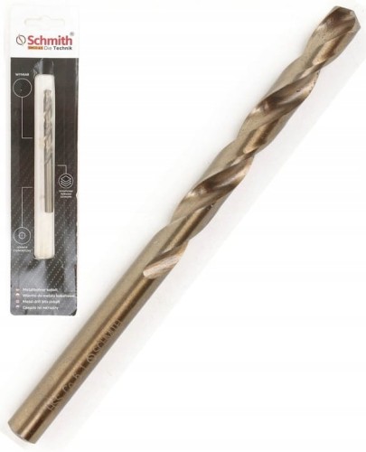 WIERTŁO DO METALU KOBALTOWE 6mm HSS-Co DO STALI ŻELIWA METALU MOCNE SCHMITH