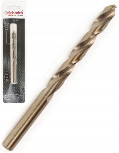 WIERTŁO DO METALU KOBALTOWE 8,5mm HSS-Co DO STALI ŻELIWA MOCNE SCHMITH