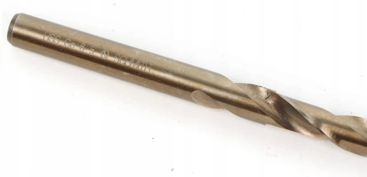 WIERTŁO DO METALU KOBALTOWE 6,5mm HSS-Co DO STALI ŻELIWA MOCNE SCHMITH