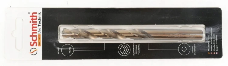 WIERTŁO DO METALU KOBALTOWE 12,5mm HSS-Co DO STALI ŻELIWA MOCNE SCHMITH