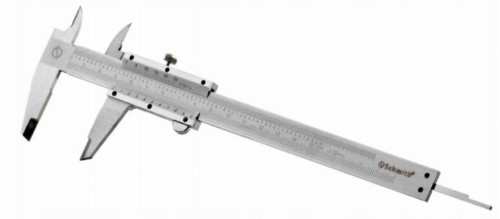 SUWMIARKA METALOWA ANALOGOWA NONIUSZKOWA 0-150mm DOKŁADNA 0,02 ETUI SCHMITH