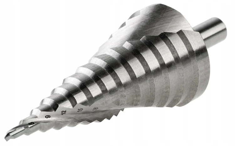 WIERTŁO STOPNIOWE STOŻKOWE SPIRALNE 4-30 HSS DO METALU PLASTIKU SCHMITH