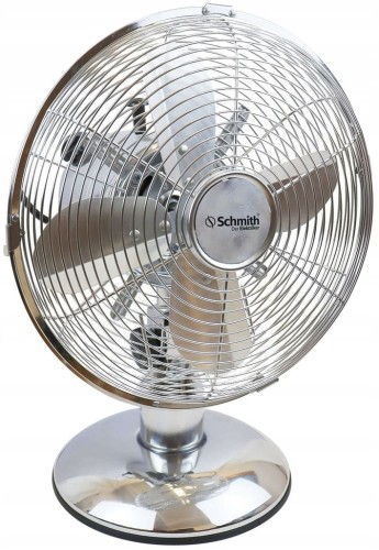 WENTYLATOR WIATRAK DOMOWY BIURKOWY STOŁOWY MOCNY 30W OSCYLACJA SCHMITH