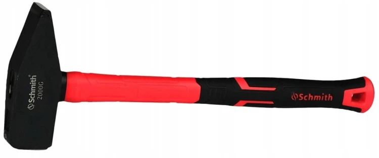 MŁOTEK ŚLUSARSKI 2000g 2kg TRZONEK FIBERGLASS WYWAŻONY TRWAŁY SCHMITH