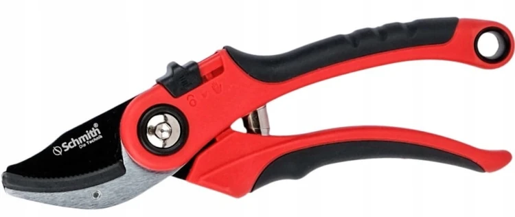 SEKATOR OGRODOWY DO GAŁĘZI KRZEWÓW KOWADEŁKOWY NASTAWNY 205mm SCHMITH