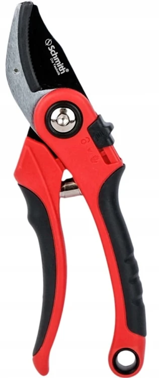 SEKATOR OGRODOWY DO GAŁĘZI KRZEWÓW KOWADEŁKOWY NASTAWNY 205mm SCHMITH