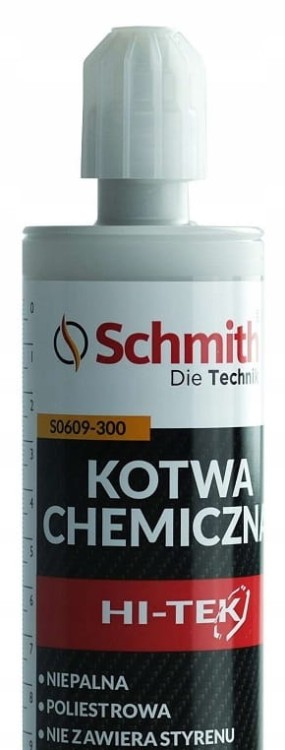 KOTWA CHEMICZNA 300ml 2x MIESZACZE POLIESTROWA ŻYWICA BEZ STYRENU SCHMITH