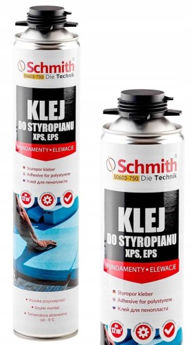 KLEJ DO STYROPIANU XPS EPS 750ml PIANKA PIANA PIANOKLEJ SCHMITH