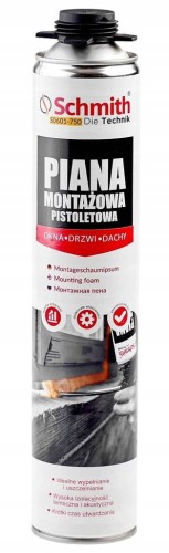 PIANKA MONTAŻOWA PISTOLETOWA 750ml PIANA NISKOPRĘŻNA SCHMITH