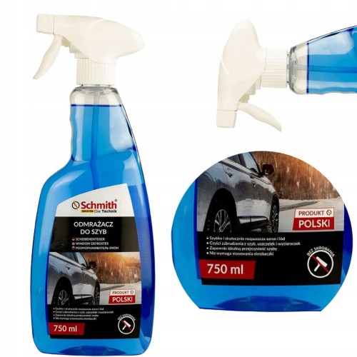 ODMRAŻACZ DO SZYB 750ml ZIMOWY PŁYN DO ODMRAŻANIA SKUTECZNY SCHMITH