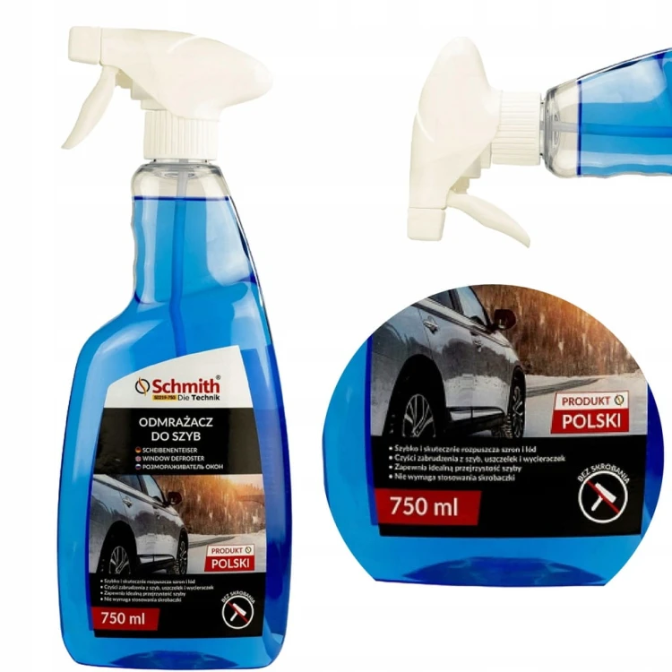 ODMRAŻACZ DO SZYB 750ml ZIMOWY PŁYN DO ODMRAŻANIA SKUTECZNY SCHMITH