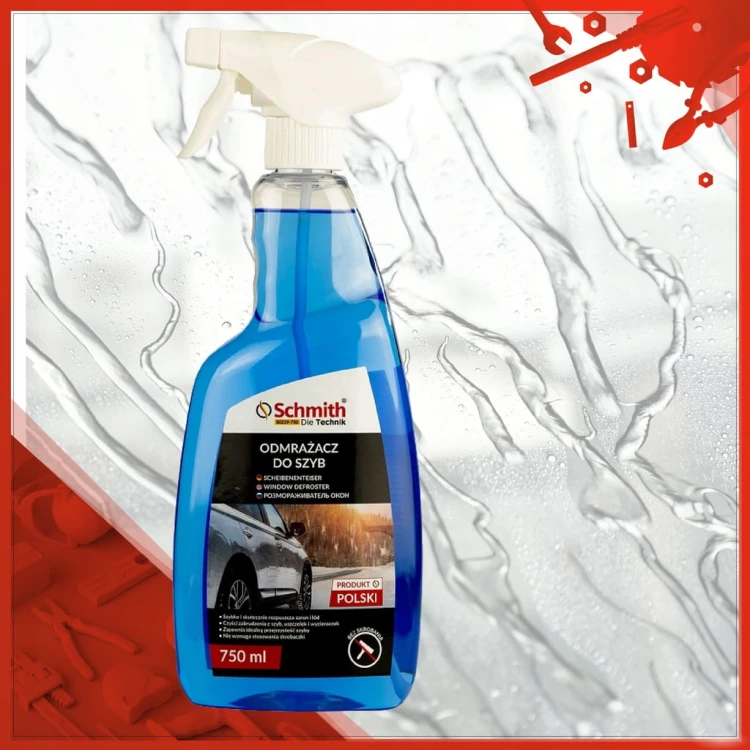 ODMRAŻACZ DO SZYB 750ml ZIMOWY PŁYN DO ODMRAŻANIA SKUTECZNY SCHMITH