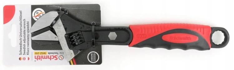 KLUCZ SZWEDZKI NASTAWNY 150mm SZWED REGULOWANY ZAKRES 0-25mm 6" SCHMITH