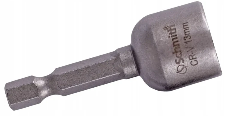 KLUCZYK MAGNETYCZNY DO WKRĘTAKÓW UCHWYT BIT 13mm NASADKA ZESTAW 2 SCHMITH
