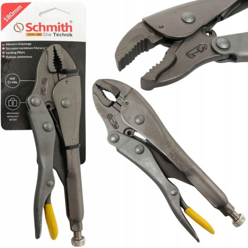 SZCZYPCE ZACISKOWE KLUCZ MORSEA UNIWERSALNY 180mm SCHMITH