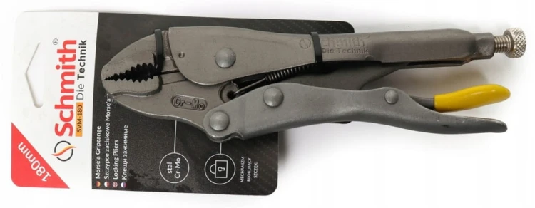 SZCZYPCE ZACISKOWE KLUCZ MORSEA UNIWERSALNY 180mm SCHMITH