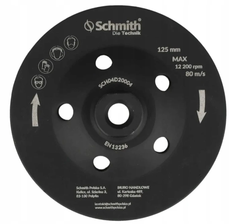 TARCZA DO SZLIFOWANIA BETONU KAMIENIA 125 M14 DIAMENTOWA SEGMENTOWA SCHMITH