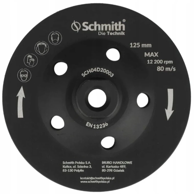 TARCZA DO SZLIFOWANIA BETONU KAMIENIA 125 M14 DIAMENTOWA SEGMENTOWA SCHMITH
