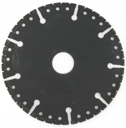 TARCZA DIAMETOWA UNIWERSALNA 125mm SEGMENTOWA DO GRESU CEGŁY METALU SCHMITH