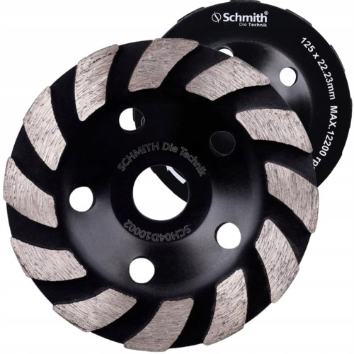 TARCZA DIAMENTOWA 125 DO SZLIFOWANIA BETONU KAMIENIA SUPER TURBO SCHMITH