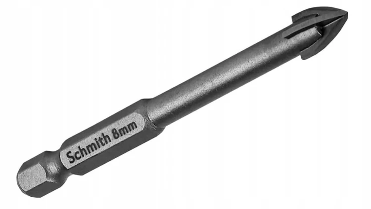 WIERTŁO DO SZKŁA GRESU CERAMIKI GLAZURY 8mm HEX OTWORNICA SCHMITH