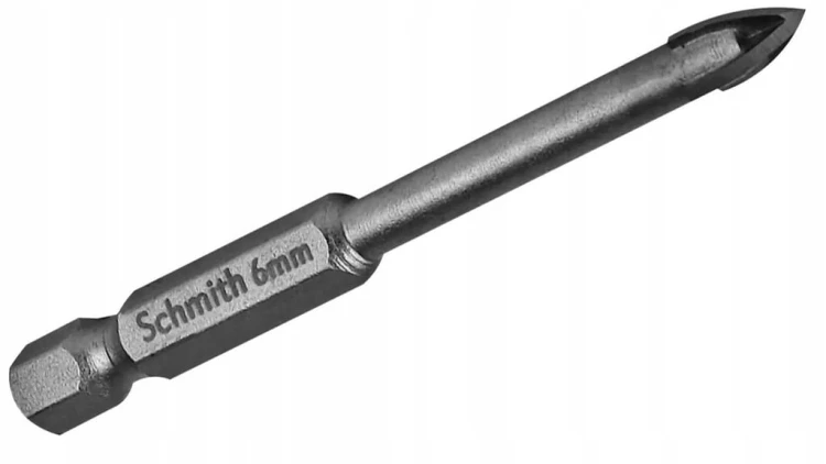 WIERTŁO DO SZKŁA GRESU CERAMIKI GLAZURY 6mm HEX OTWORNICA SCHMITH