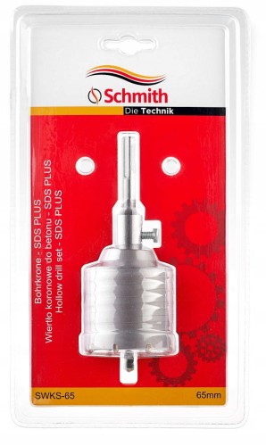 OTWORNICA DO BETONU KORONKA 65mm SDS PLUS SCHMITH