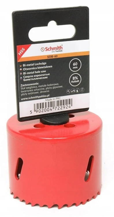OTWORNICA BI-METALOWA KORONKA 60mm SCHMITH