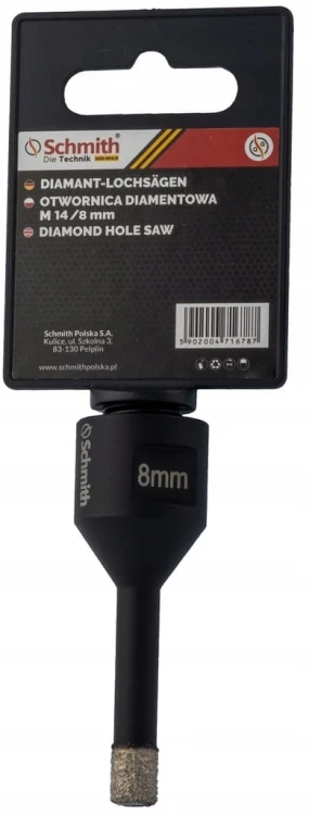 OTWORNICA DIAMENTOWA KORONKA M14 8mm DO GLAZURY GRESU CEGŁY SCHMITH