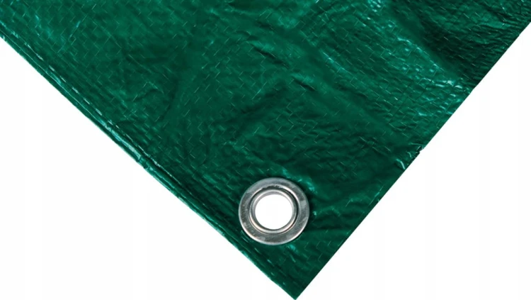 PLANDEKA 3x5 90g ZIELONA WZMACNIANA GRUBA Z OCZKAMI PŁACHTA SCHMITH