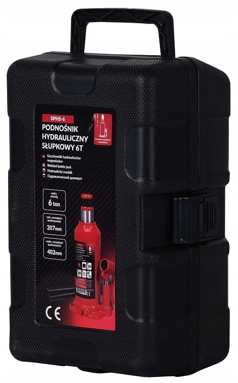 PODNOŚNIK SAMOCHODOWY SŁUPKOWY HYDRAULICZNY BUTELKOWY LEWAREK 6T SCHMITH