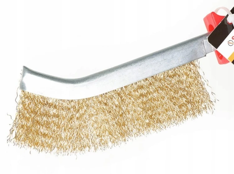 SZCZOTKA DRUCIANA DO RDZY WYGIĘTA 240mm SCHMITH
