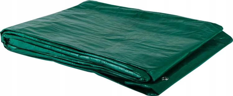 PLANDEKA 3x3 90g ZIELONA GRUBA WZMACNIANA Z OCZKAMI PŁACHTA SCHMITH