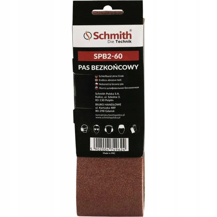 PAS BEZKOŃCOWY TAŚMA PAPIER ŚCIERNY P60 75x533mm 5szt. SCHMITH
