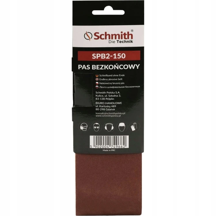 PAS BEZKOŃCOWY TAŚMA PAPIER ŚCIERNY P150 75x533mm 5szt. SCHMITH