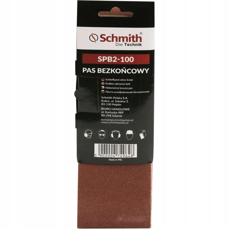 PAS BEZKOŃCOWY TAŚMA PAPIER ŚCIERNY P100 75x533mm 5szt. SCHMITH