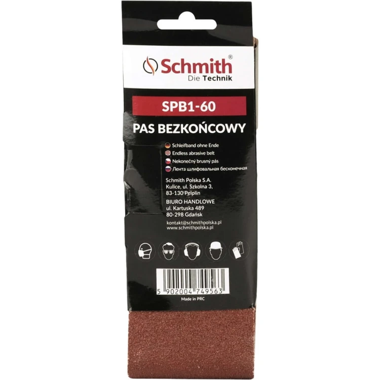 PAS BEZKOŃCOWY TAŚMA PAPIER ŚCIERNY P60 75x457mm 5szt. SCHMITH