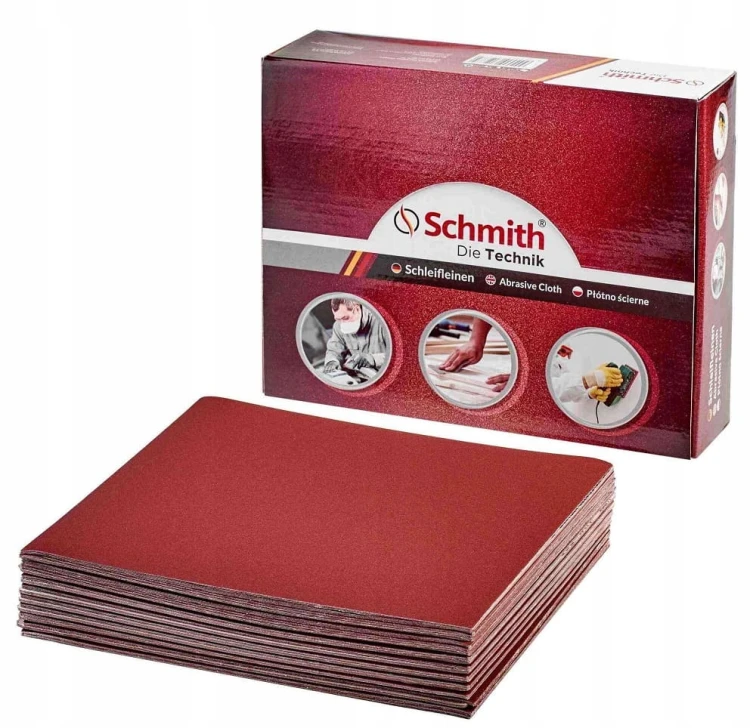 PAPIER ŚCIERNY PŁÓTNO ARKUSZ P280 100szt SCHMITH