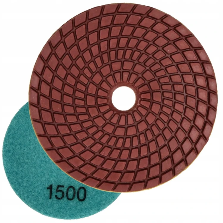 TARCZA DIAMENTOWA POLERSKA DYSK DO SZLIFOWANIA NA MOKRO 100mm #1500 SCHMITH