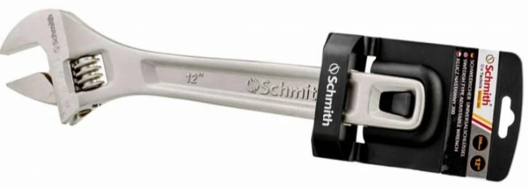 KLUCZ SZWEDZKI NASTAWNY 200 mm SZWED REGULOWANY ZAKRES 0-25 mm SCHMITH