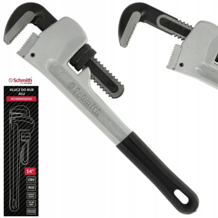 KLUCZ DO RUR STILLSON HYDRAULICZNY 350mm KLUCZ NASTAWNY 14" SCHMITH